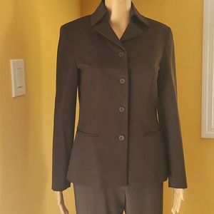 The Limited Stretch Blazer Lined Button front Jacket EUC Brown Sixe XS Vintage